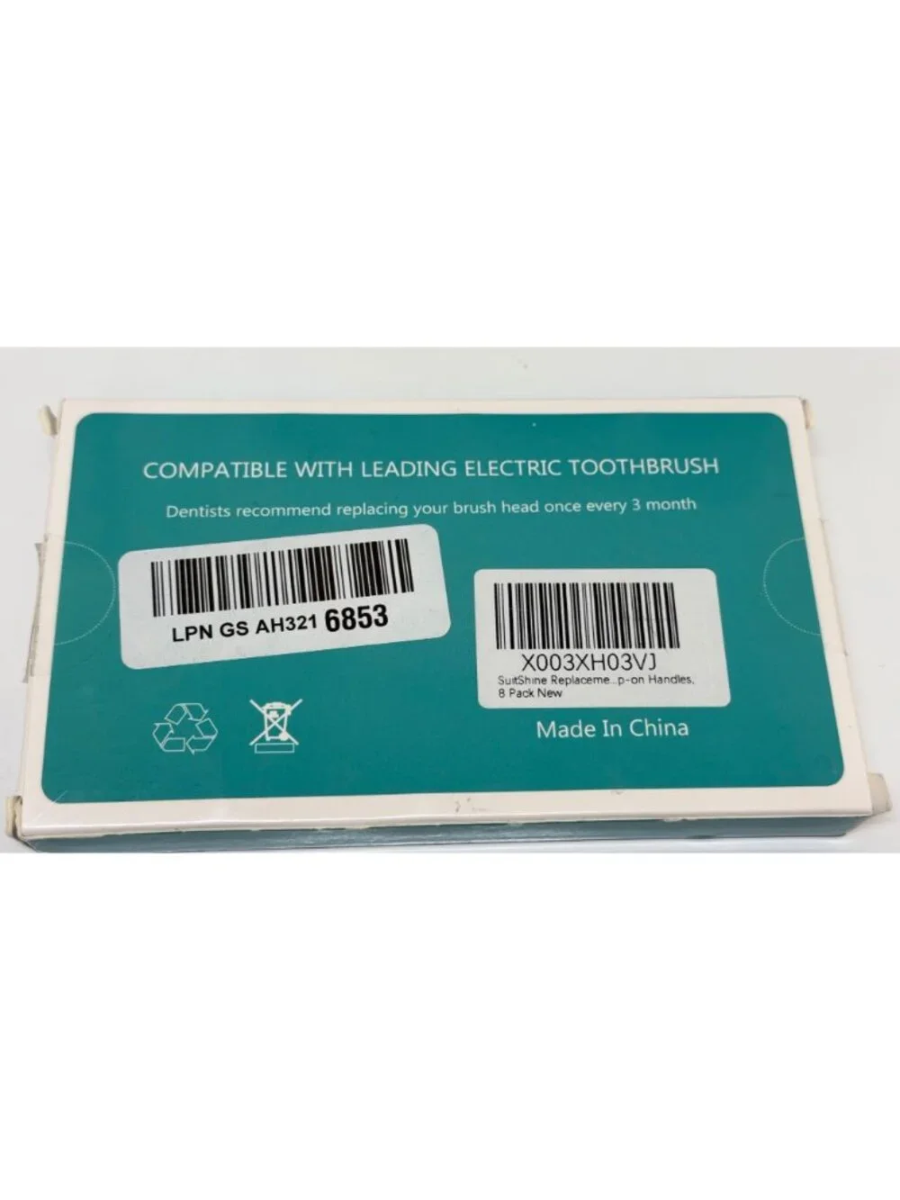 SutShine Toothbrush Replacement Heads Compatible with Electric Toothbrush 8 Pack